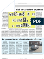 La Mayoria Del Secuestro Express No Se Denuncia