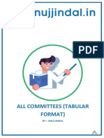 All Committees (Tabular Format) : by - Anuj Jindal