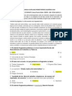 Evaluaciã - N Lengua Castellana Primer Perã - Odo Acadã - Mico 2021