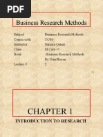 Business Research Methods