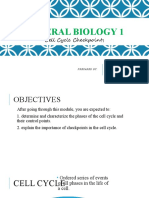 General Biology 1: Cell Cycle Checkpoints