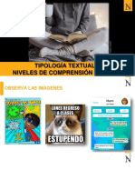 Sesión 1 Tipología Textual y Niveles de Comprensión Lectora