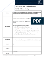 Task Sheet Python Fortune Teller