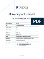 University of Liverpool: IT Asset Disposal Policy