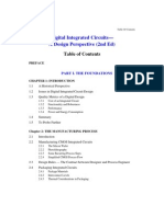 Digital Integrated Circuits - A Design Perspective (2nd Ed) Toc