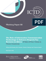 Working Paper 88: The Role of Information Communication Technology To Enhance Property Tax Revenue in Africa