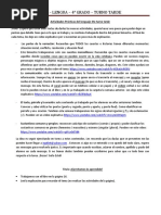 Actividades Lengua 4° TT Semana 5