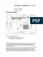 Declaratoria de Fabrica - Vivienda Unifamiliar - Comercio - Santa Anita