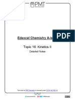 Detailed Notes - Topic 16 Kinetics II - Edexcel Chemistry A-Level