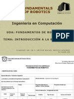 Fundamentals of Robotics: Ingeniería en Computación