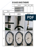 Thickness Gauge Usage Standard: SL - No OK Not Ok Not Ok