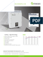 Growatt 18000TL3-HE/20000TL3-HE: Leading - Edge Technology