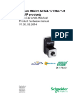 Lexium Mdrive Nema 17 Ethernet Tcp/Ip Products: Lmdxe42 and Lmdxn42 Product Hardware Manual V1.00, 08.2014