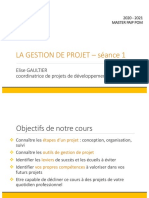 Cours Gestion de Projet Elise Gaultier - PAIP POM 2020-2021 Séance 1