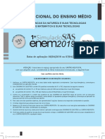 Simulado 1 - 2° Dia - Prova