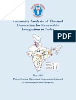 Flexibility Analysis of Thermal Generation For RE Integration in India 1