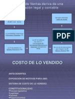 Costo de Lo Vendido