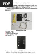 SK900 WEB Monitoring Module User's Manual