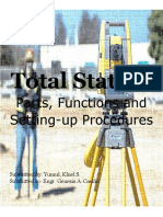 Total Station: Parts, Functions and Setting-Up Procedures