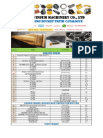 WSG Forgin Bucket Teeth Catalogue