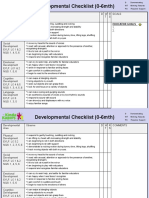 Developmental Checklist 2021