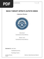 Music Therapy Effects Autistic Minds