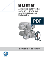 Manual Actuador Auma (Desarma Piezas)