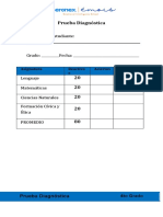 PRUEBA DIAGNÓSTICA CUARTO Final