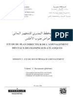 Etude Du Plan Directeur Intégré D'aménagement Des Eaux Des Bassins Sud - Atlasiques