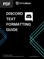 Discord Formatting Guide