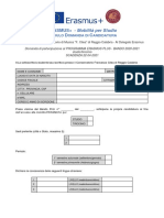 Modulo Candidatura Erasmus Studenti 2021-2022