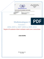 Algebre 1 (Annales)