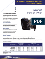 Lovol Engine Spec Sheet