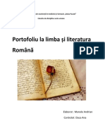 Portofoliu La Limba Română