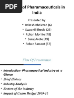 Future of Pharamaceuticals in India