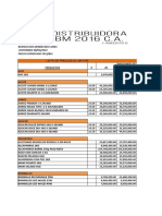 Lista de Precios Distribuidora BM 2016 08.03.21.1