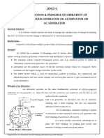 Eletrical Machines-Iii Lecture Notes Unit-I