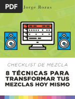 Checklist de Mezcla