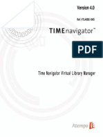 Timenavigator Virtual Library Manager: Ref: Vtl40Be-1005