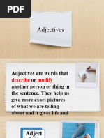 Adjectives