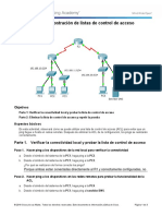 7.1.1.4 Packet Tracer - ACL Demonstration Instructions