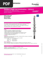 FT N304 Outdoor Single Core Termination CDTO-1C