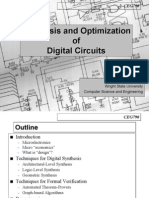 Synthesis and Optimization of Digital Circuits