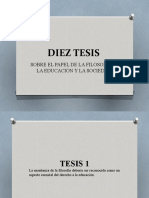 Diez Tesis de La Filosofia (Version Extendida)