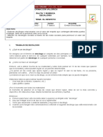 Pauta Trabajo - Tema - Decálogo Valor Moral El Respeto - 7° Básico - 2021