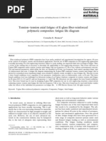 Tension Tension Axial Fatigue of E-Glass Fiber-Reinforced Polymeric Composites Fatigue Life Diagram