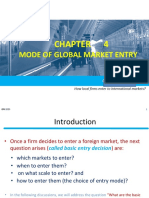 Chapter 4 Mode of Global Market Entry