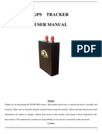 Gps Tracker User Manual: Preface