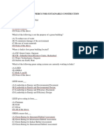 Environment and Energy For Sustainable Construction - Sem Iii