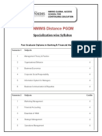 NMIMS Distance PGDM Syllabus